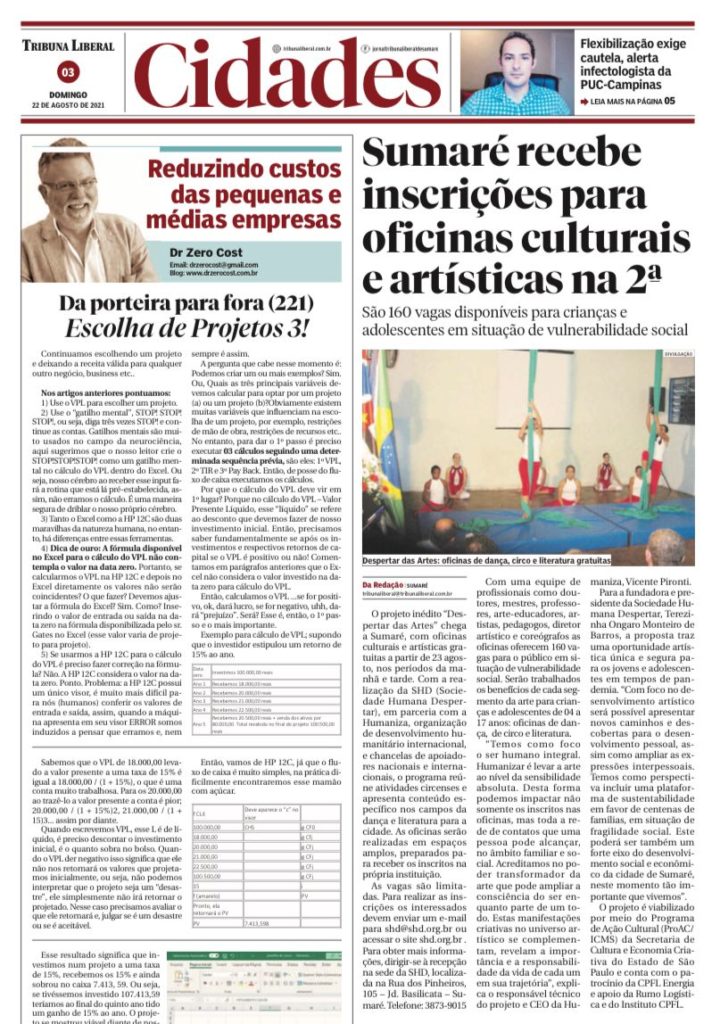 Jornal Tribuna Liberal 21/08/2021 – SHD